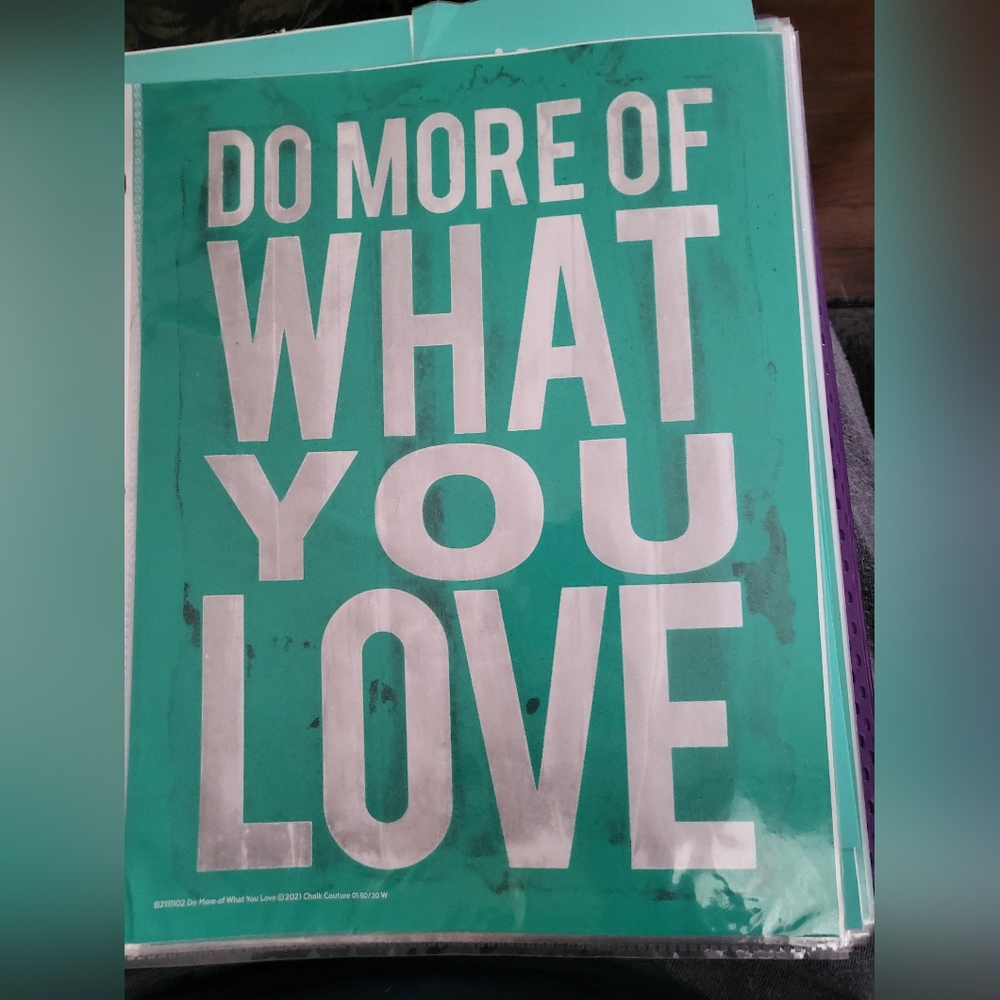 Chalk Couture Transfer Do more of what you love